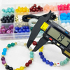 Fiasrel 6mm 8mm Mixed Color Acrylic Bead Box for DIY Handmade Bracelet Necklace Accessory Beading Material Supplies