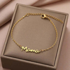 Fiasrel Stainless Steel Bracelet Fashion Chain Bracelet Mother's Day Gift