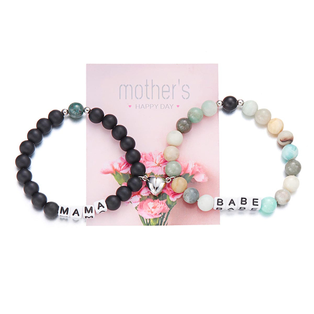 Fiasrel Magnet Bracelets Natural Stone Beads Bracelet Gift Jewelry