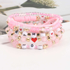 FiasrelMother's Day Bracelets Love Mom Heishi Bracelets Letters Beaded Stretchy Bracelet Boho Jewelry Gifts
