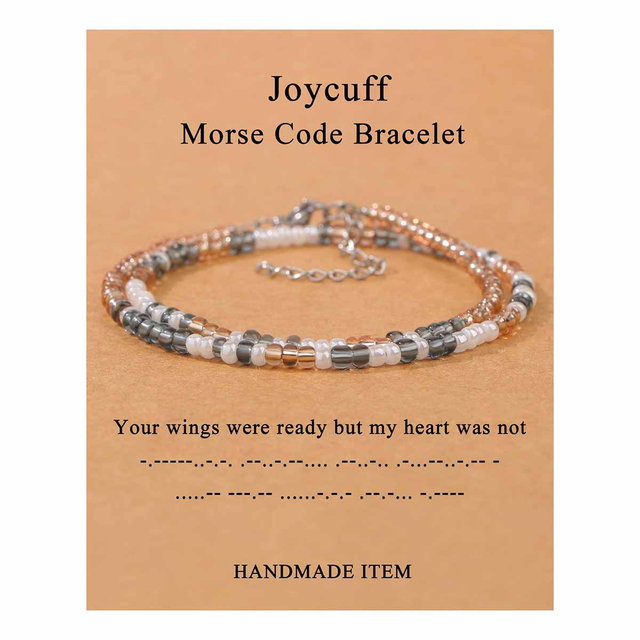 Fiasrel Inspirational Minimalist Picasso Stone Beaded Bracelet Adjustable Stainless Steel Bangles 