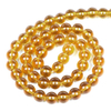 Fiasrel 1bundle Crystal Glass Beads High Quality Transparent Loose Round Amber Beads for Jewelry Making
