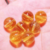 Fiasrel Engraved Buddhist Mantra Beads - DIY Citrine Bracelet Making Kit with Sanskrit Prayer Carvings