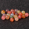 fiasrel 7A Grade Agate Loose Beads - Round Spacer Beads for DIY Crystal Jewelry Making