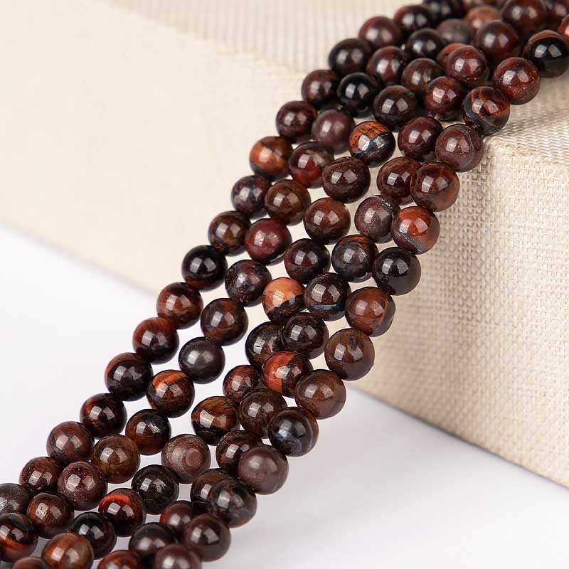 fiasrel 1bundle Assorted Natural Stone Round Beads – Loose DIY Beads for Jewelry Making, Bracelet & Necklace Crafting Supplies