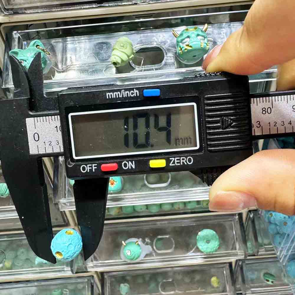 fiasrel 1bundle Natural Magnesite & Meteorite Beads for DIY Bracelet Making 