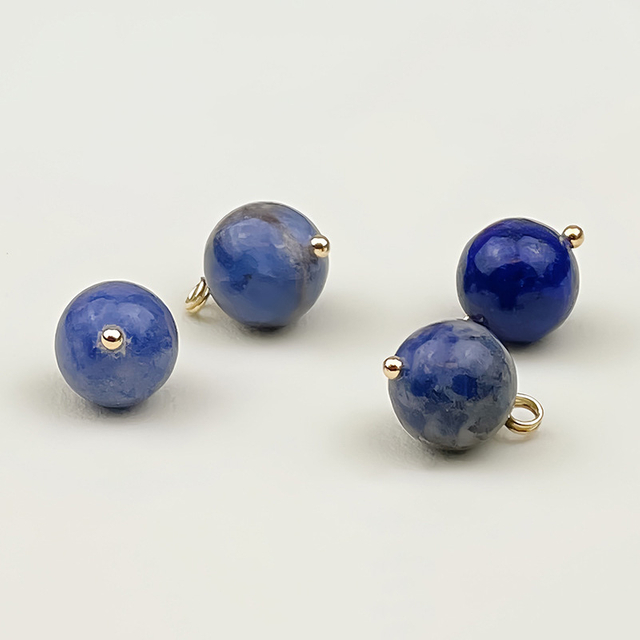 fiasrel 1bundle Natural Stone Round Bead Buttons - Agate, Chalcedony Tourmaline, Rose Quartz Raw Gemstone, Vintage Clasps Hanfu, Qipao Vest Decorative Buttons