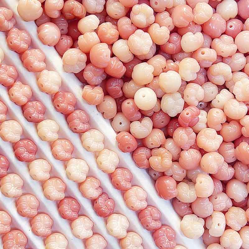 fiasrel 1bundle Cat Paw Bodhi Beads Carved DIY Bodhi Root Accessories for Women's Bracelets Buddhist Prayer & Boho Jewelry