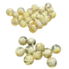 fiasrel 1bundle Golden Amber Intaglio Carved Loose Beads Round Bead Strand Bracelet