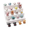 fiasrel 1bundle Hand-Painted Cute Standing Dog & Fox Ceramic Beads DIY Craft Supplies for Handmade Bracelets & Jewelry Making