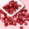 fiasrel 1bundle New 10mm Cat's Eye Resin Beads - DIY Red Round Spacer Beads for Bracelet & Necklace Jewelry Making 