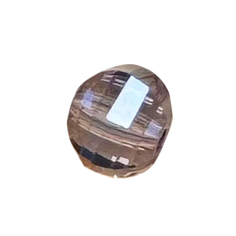 Fiasrel 1bundle 8mm Shiny Plated Watermelon Crystal Glass Beads Bracelet Necklace with Handmade DIY Accessories