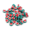 Fiasrel 1000pcs 10mm Fruit soft clay beads - watermelon