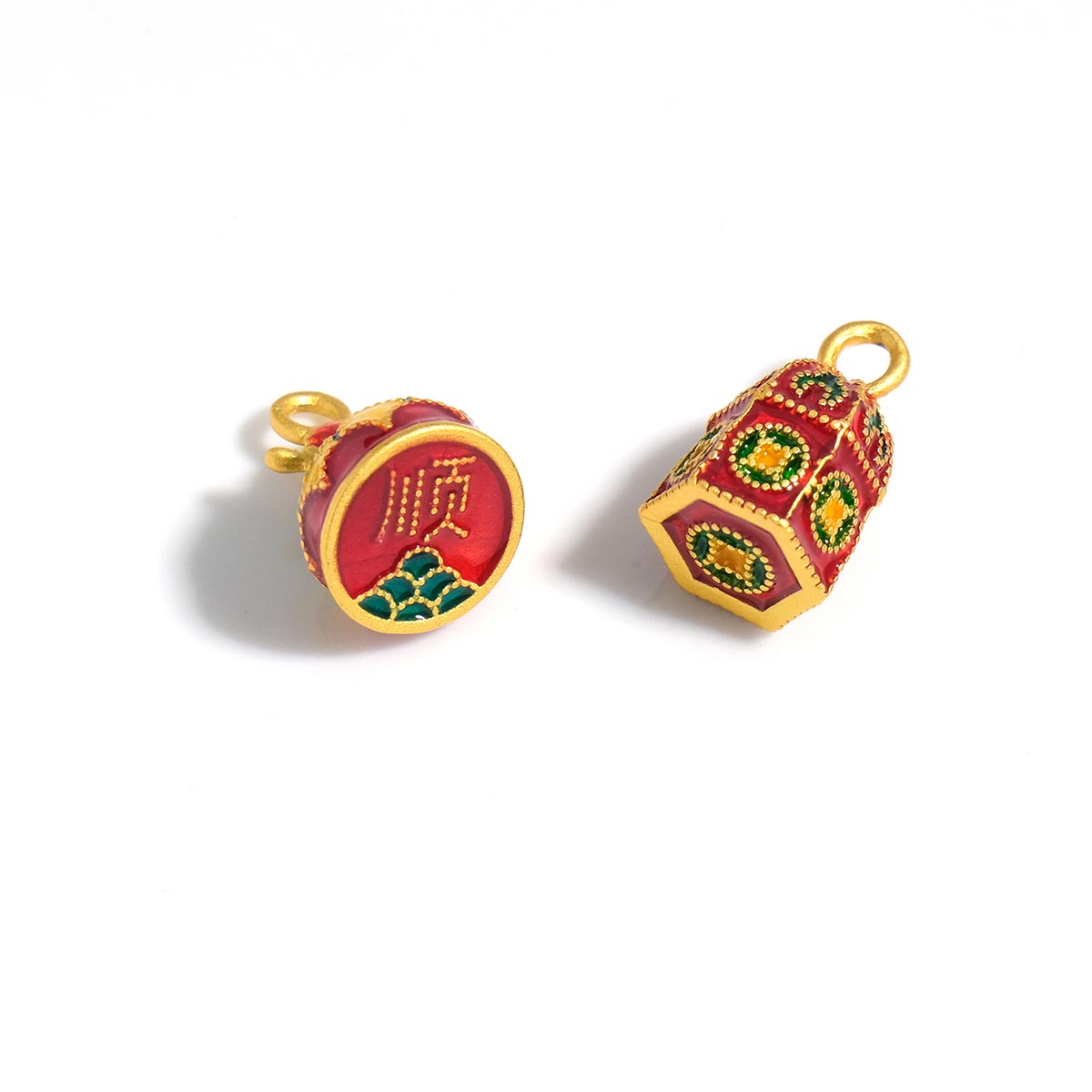 Fiasrel diy Gourd lotus pod Drop Pendant