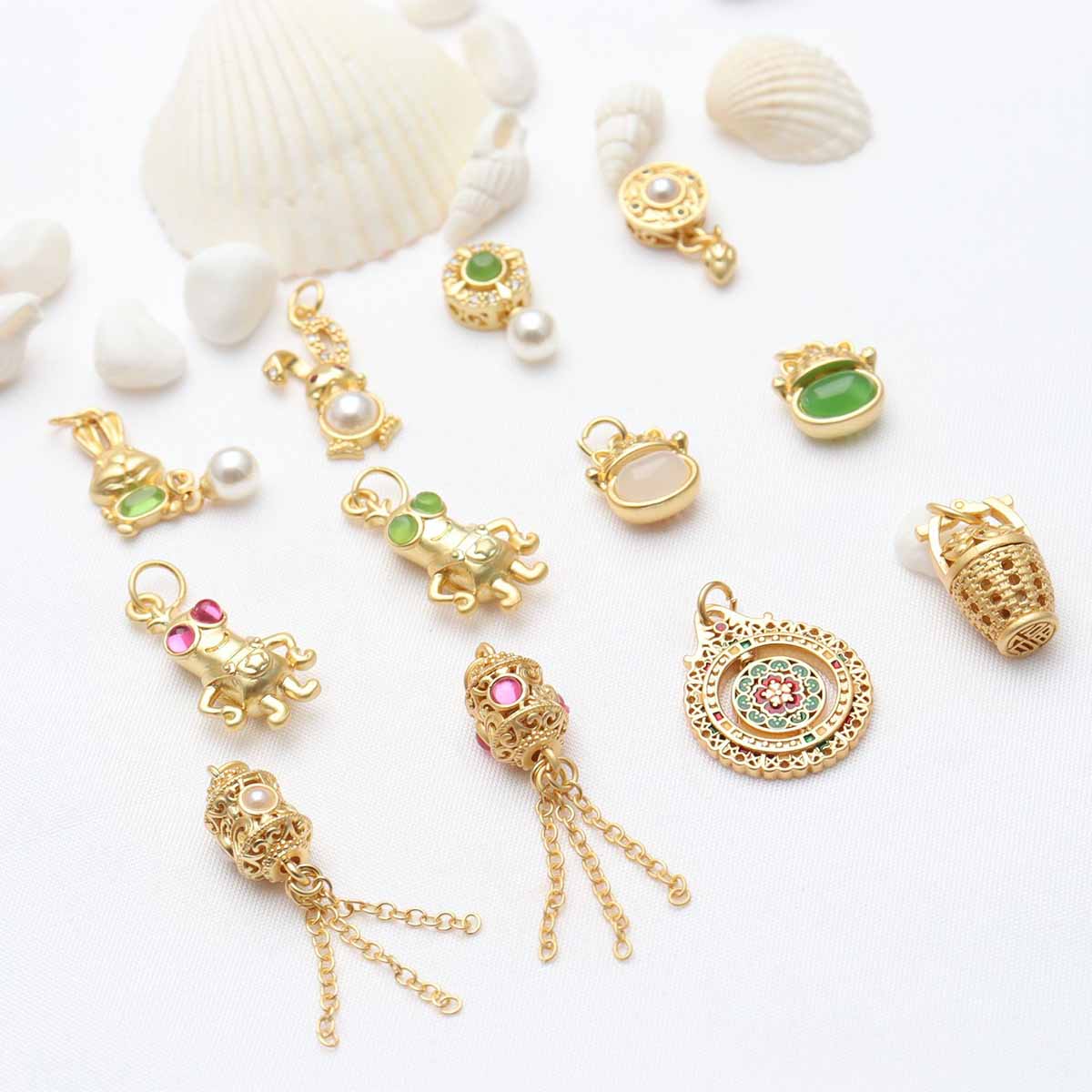 Fiasrel DIY Bracelet bead separator Drop Pendant