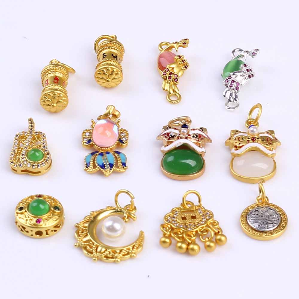 Fiasrel Lion dance Little goldfish ingot pendant Drop Pendant