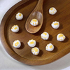 Fiasrel Cute kitten paw and bear paw ceramic beads