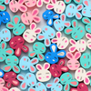 Fiasrel 100pcs Colored rabbit soft clay beads