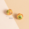 Fiasrel Hollow ball spacer beads-1 Drop Pendant