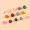 Fiasrel Lotus pod agate jade Drop Pendant