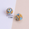 Fiasrel Hollow ball spacer beads-3 Drop Pendant