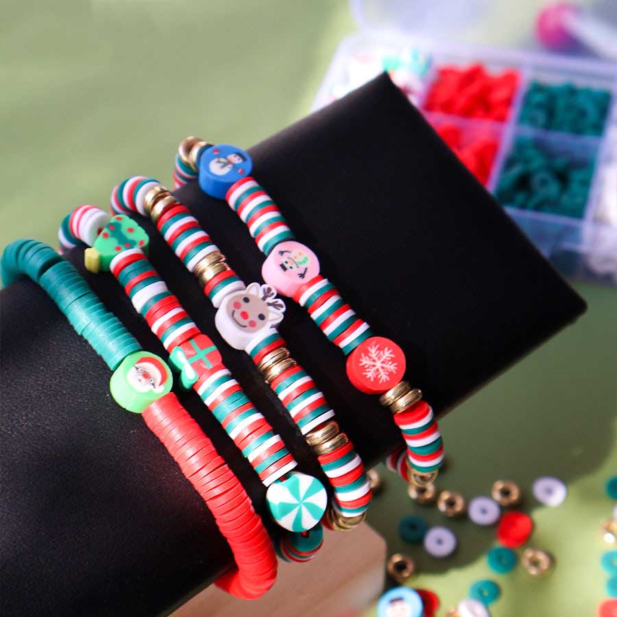 Fiasrel Christmas diy soft clay beads