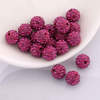 Fiasrel 30pcs Drill balls are dotted with clay DIY Shamballa Beads