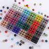 Fiasrel 30pcs Drill balls are dotted with clay DIY Shamballa Beads