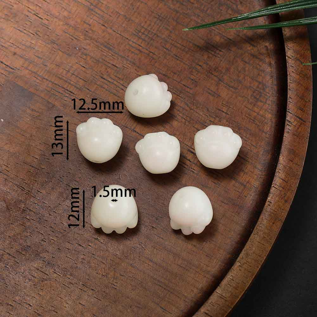 Fiasrel diy handcrafted palm beads