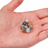 Fiasrel 30pcs 6/8/10mm Soft clay drill balls DIY Shamballa Beads