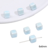 Fiasrel Blue geometric ceramic beads
