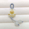 Fiasrel DIY Natural Bodhi cat paw pendant