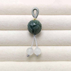Fiasrel DIY Natural lotus pendant