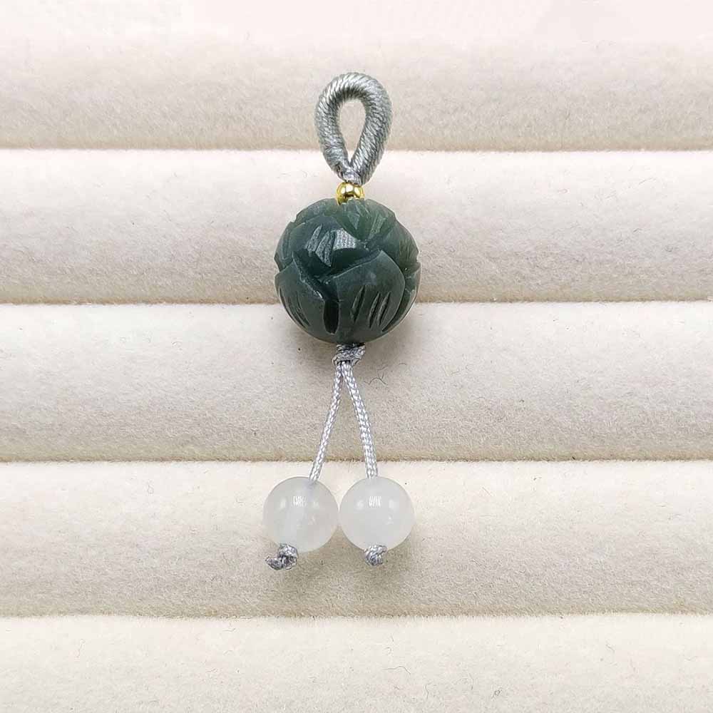 Fiasrel DIY Natural lotus pendant