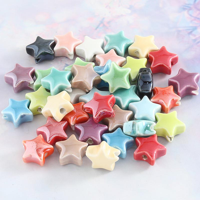 Fiasrel Macaron ceramic beads