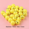 Fiasrel diy round smiley face beads