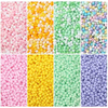 Fiasrel 3/4mm Multicolor Seed Beads for Handmade DIY