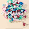Fiasrel 200pcs Colorful little rabbit soft clay beads