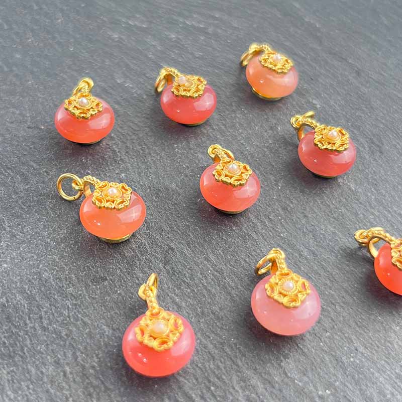 Fiasrel DIY Agate lantern pendant