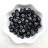 Fiasrel 100pcs 4*7mm Round Acrylic Smile Face Beads