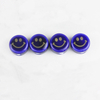 Fiasrel Sapphire blue cartoon smiley face beads