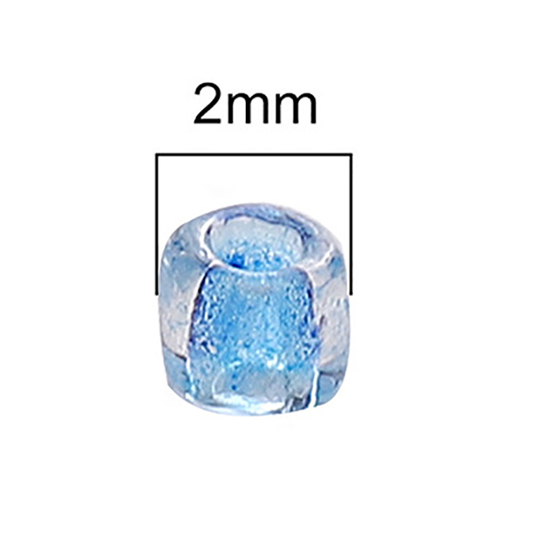 Fiasrel 2mm Multi-Color Glass Seed Beads - DIY Craft Beads
