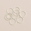 Fiasrel 200pcs Smooth closed-loop jewelry connection