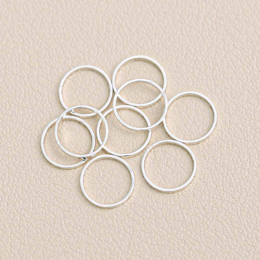 Fiasrel 200pcs Smooth closed-loop jewelry connection