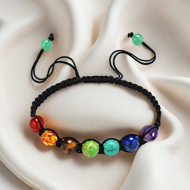 Fiasrel Seven-color stone crystal bracelet