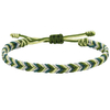 Fiasrel 6pcs Fishbone braid color-blocked bracelet