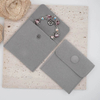 Fiasrel Thickened velvet button jewelry bag