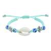 Fiasrel 2pcs Turtle shell beach bracelet