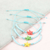 Fiasrel Colorful starfish rice bead bracelet