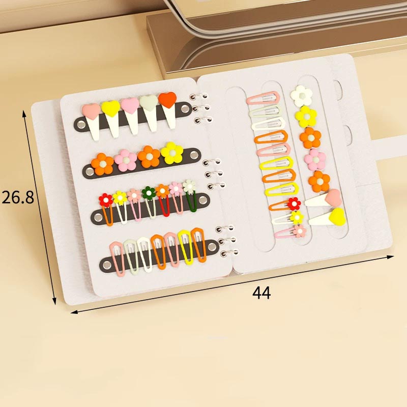 Fiasrel Hair accessory storage box display album